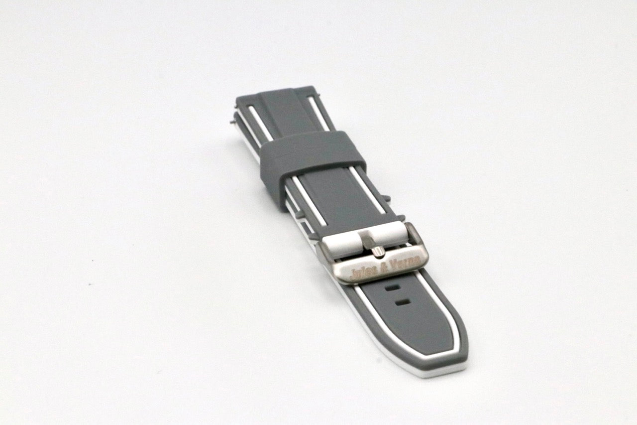 Nautilus : Bracelet pour Swatch X Blancpain Gris et Blanc