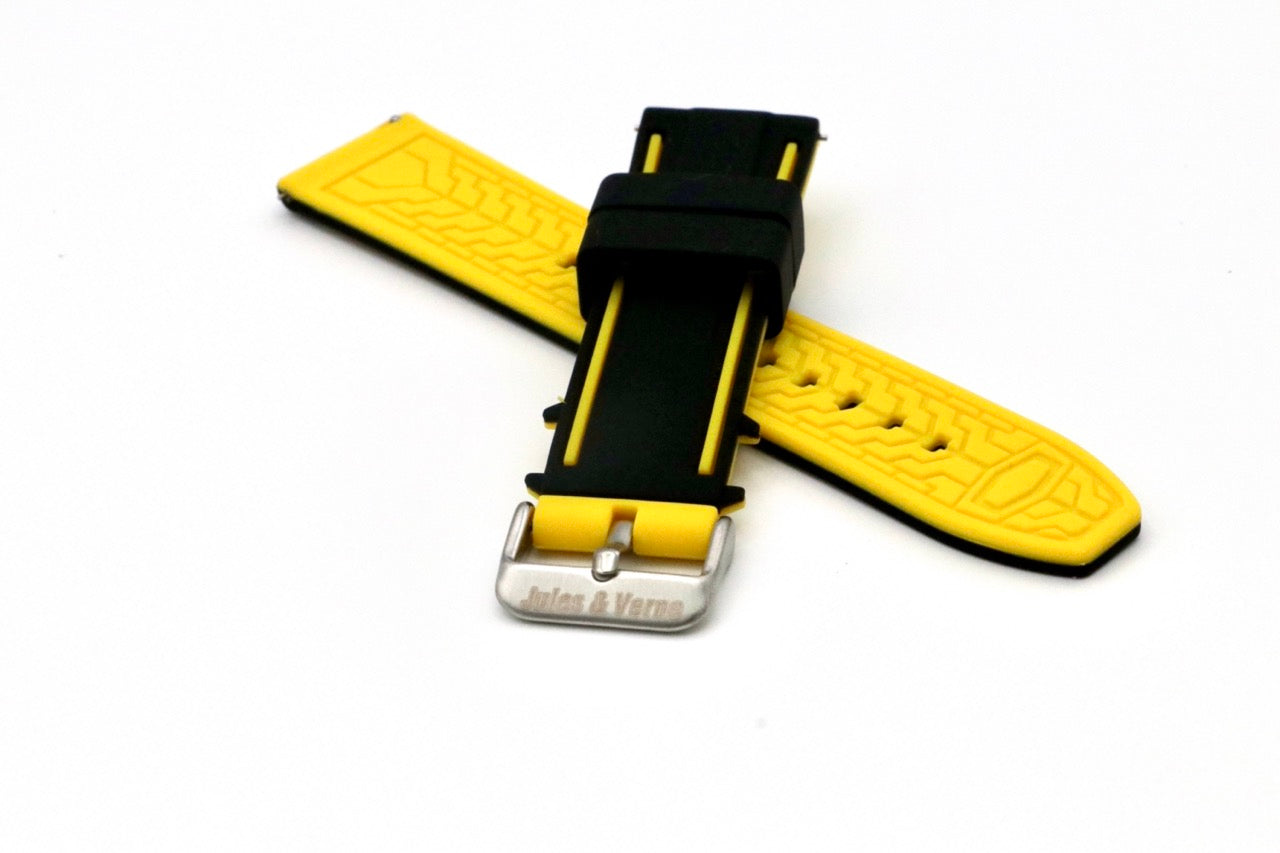 Nautilus : Bracelet pour Swatch X Blancpain Noir et Jaune