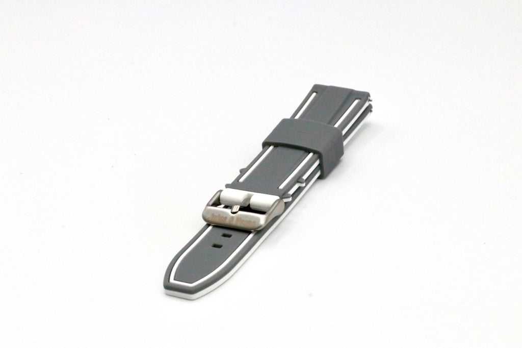 Nautilus : Bracelet pour Swatch X Blancpain Gris et Blanc