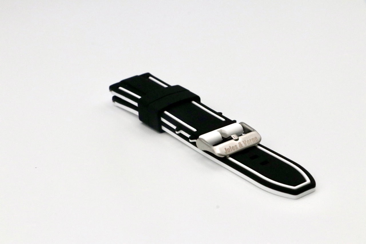 Nautilus : Bracelet pour Swatch X Blancpain Noir et Blanc