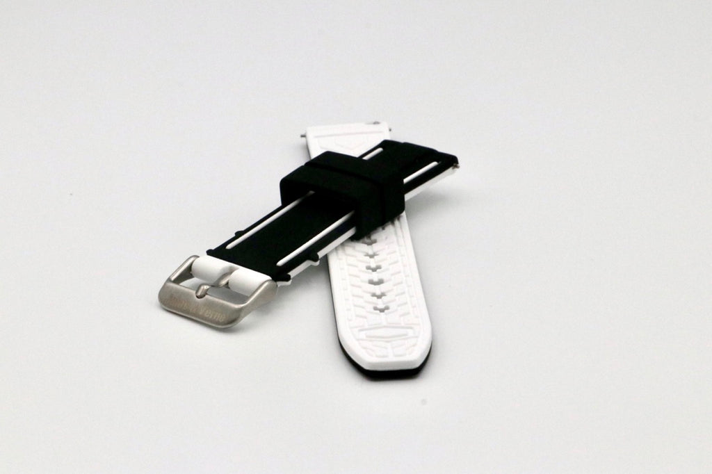 Nautilus : Bracelet pour Swatch X Blancpain Noir et Blanc