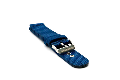 Columbiad : Bracelet Swatch x Omega Bleu