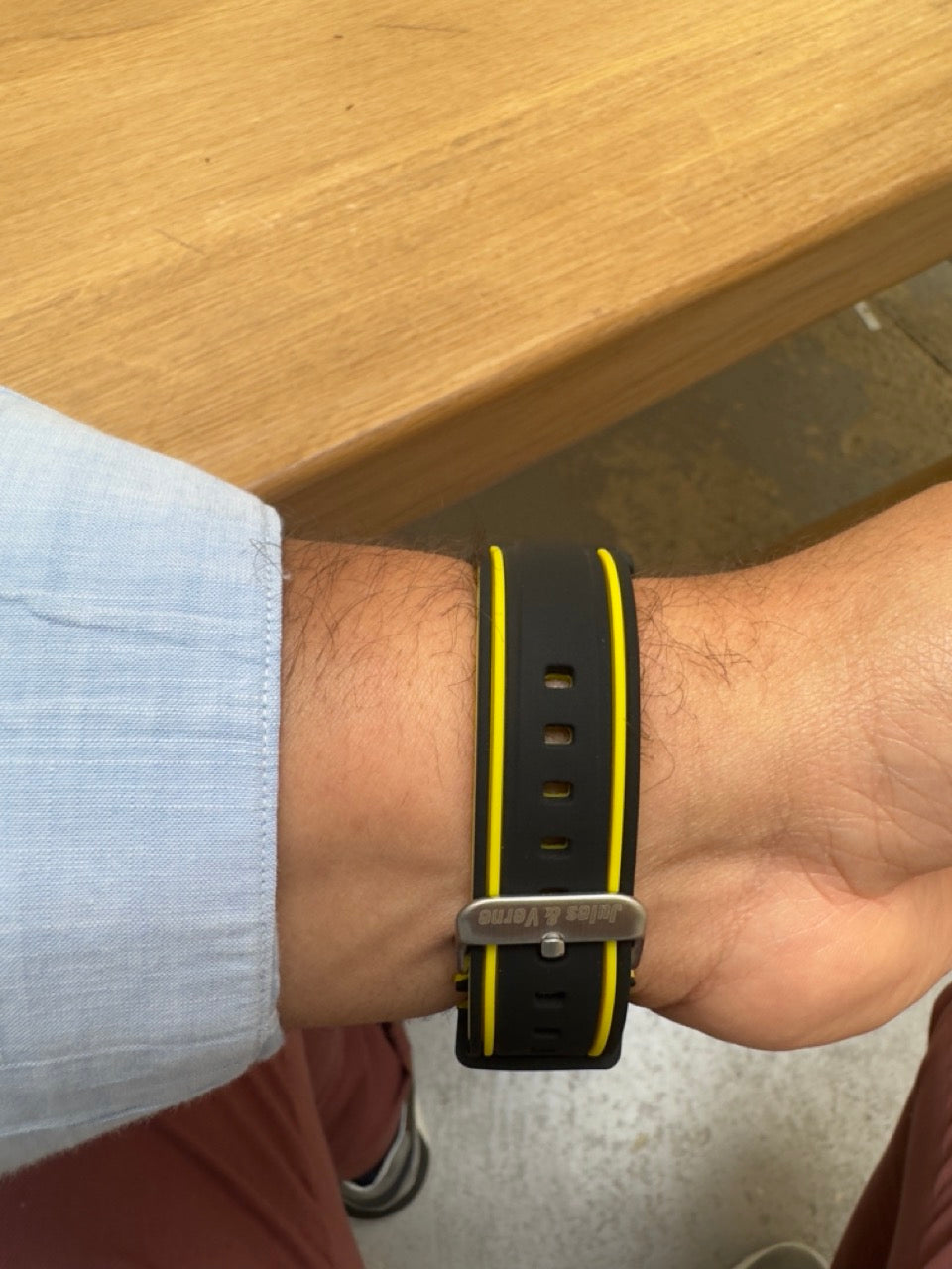 Nautilus : Bracelet pour Swatch X Blancpain Noir et Jaune