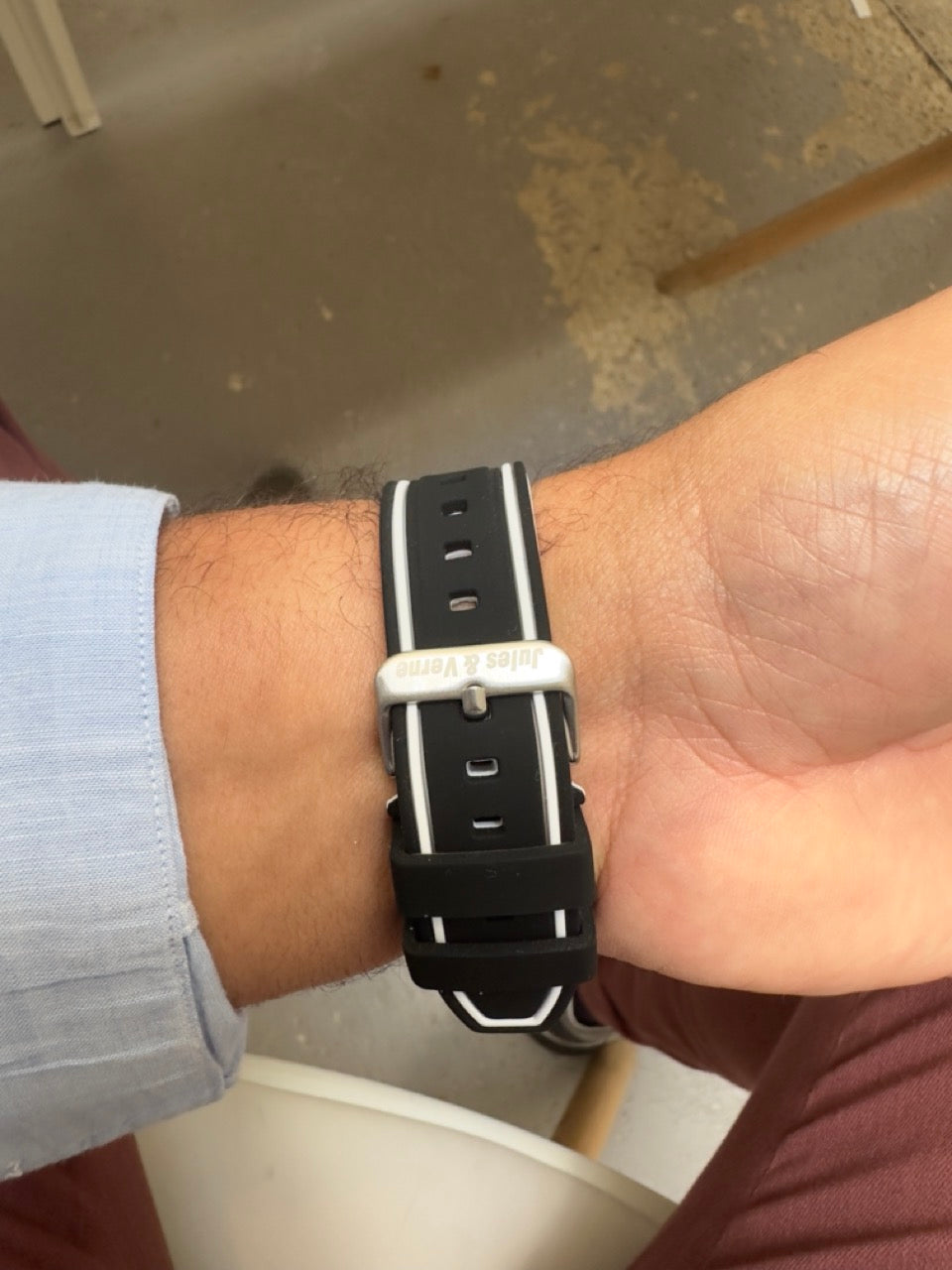 Nautilus : Bracelet pour Swatch X Blancpain Noir et Blanc