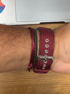 Columbiad : Bracelet Swatch x Omega Rouge