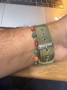 Columbiad : Bracelet Swatch x Omega Vert