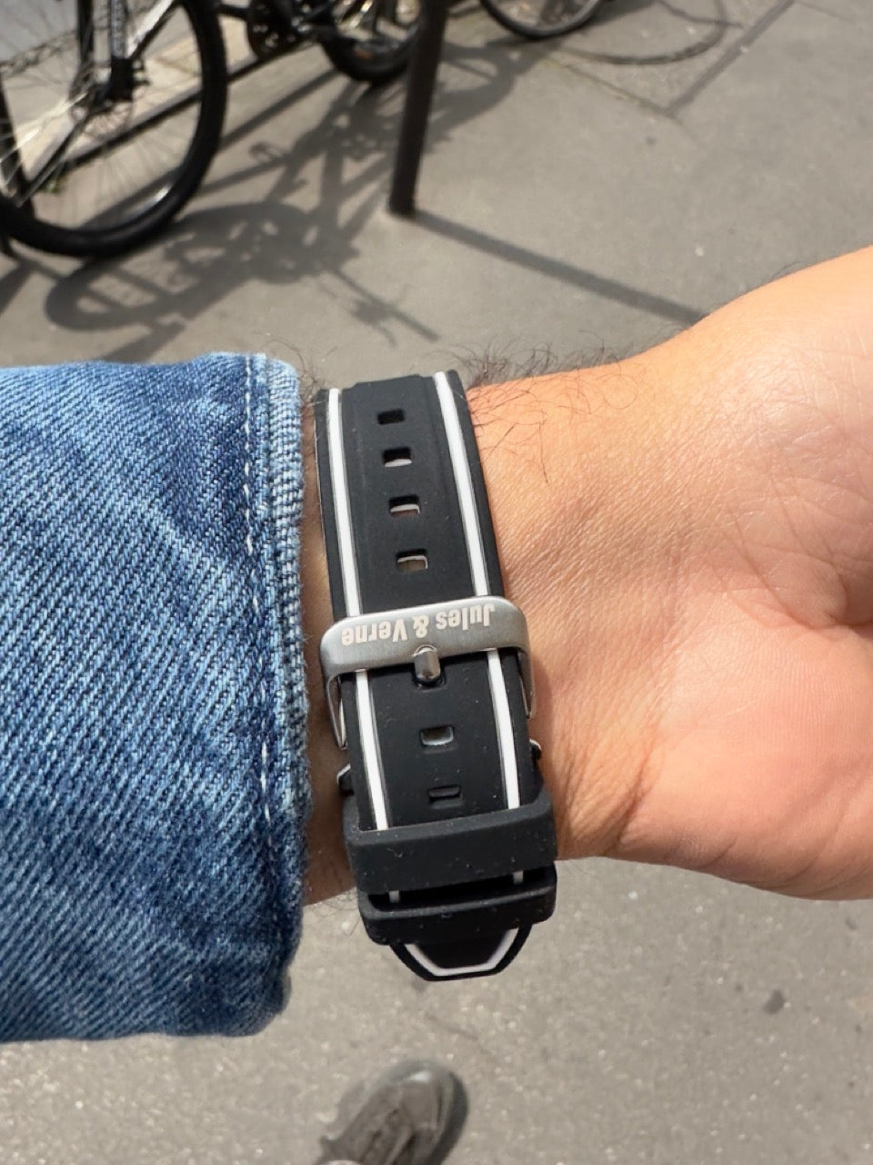 Nautilus : Bracelet pour Swatch X Blancpain Noir et Blanc